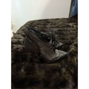 Ellie shoes Lolita lace high heel shoes sz 9 demure sexy